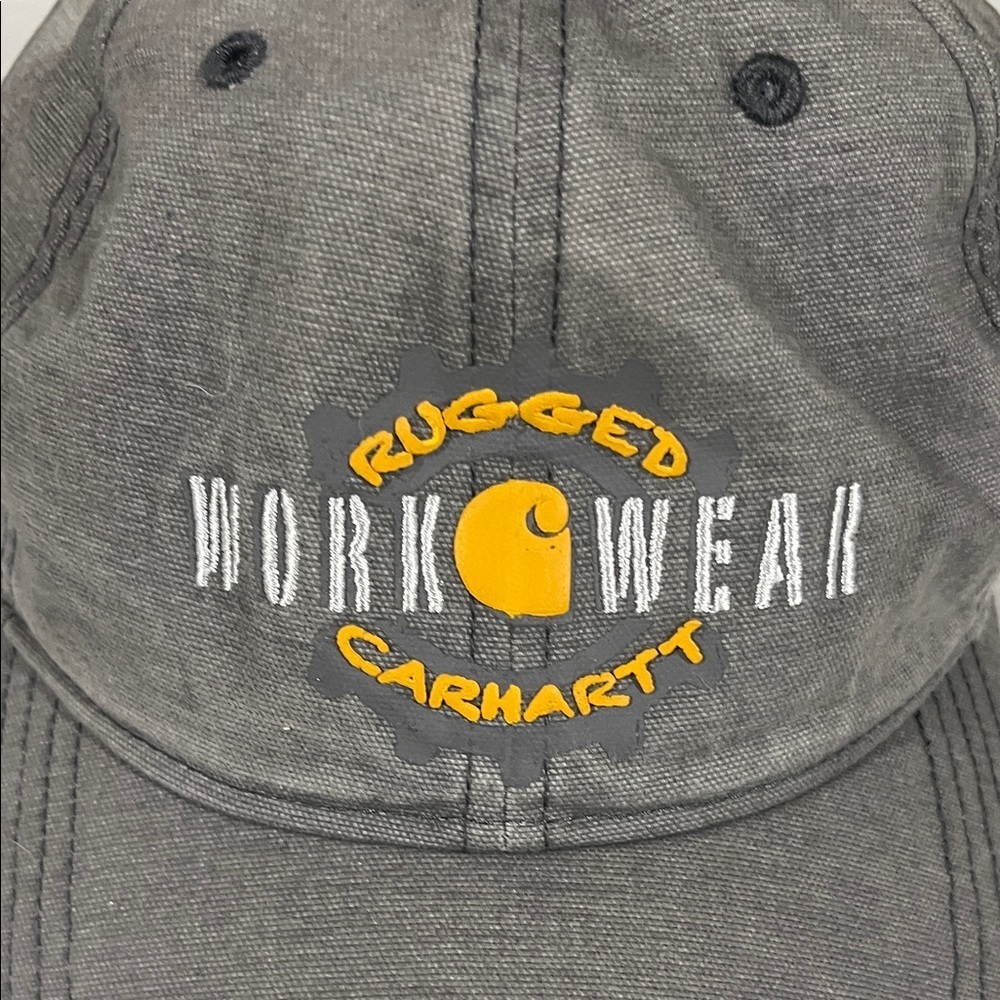Carhartt Lot of Two Men's Gray Caps with Yellow Embroidery - Picture 9 of 15